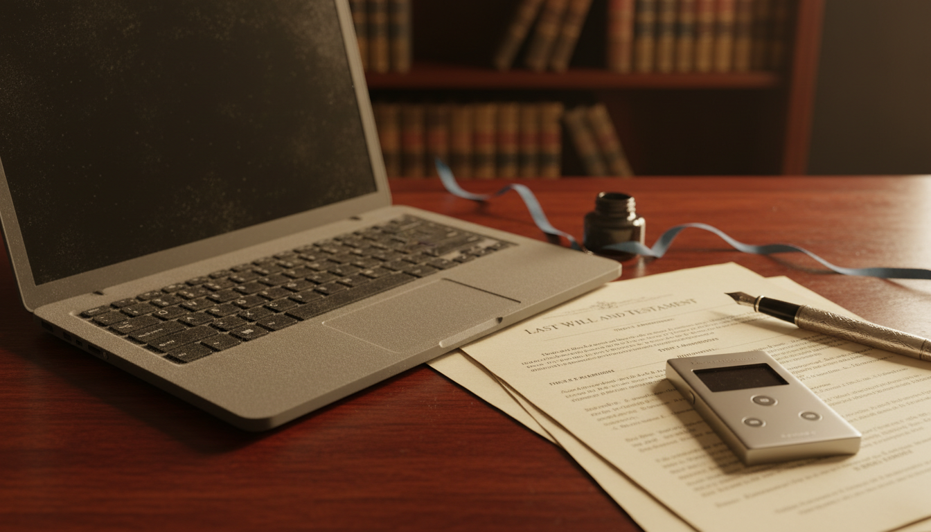 Cover for The Million-Dollar Laptop: How Standard Wills Accidentally Give Away Crypto Fortunes